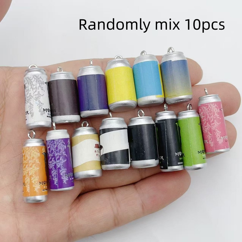 Resin - 10 Breloques Miniature en Résine en