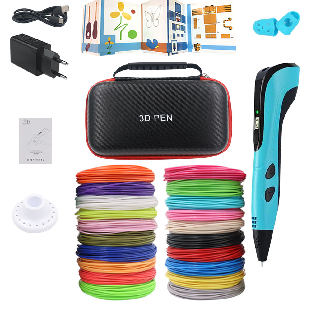 Pla Filament - Nouveau stylo d'impression 3D avec adaptateur