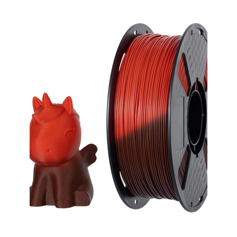 Pla Filament - Filament de chocolat thermochromique rouge PLA
