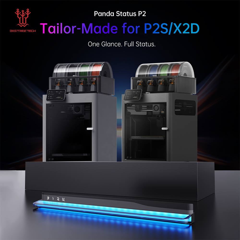 3D Printer Stand - BIGTREETECH Panda Status P2 Bande lumineuse