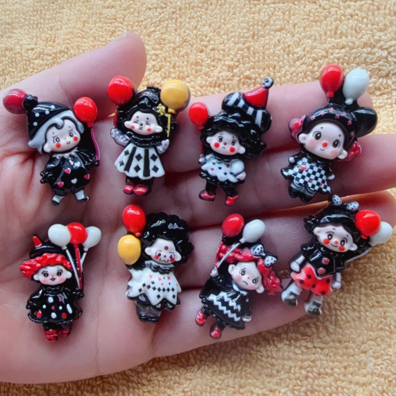 Resin - 12 pièces Accessoires en résine Joker