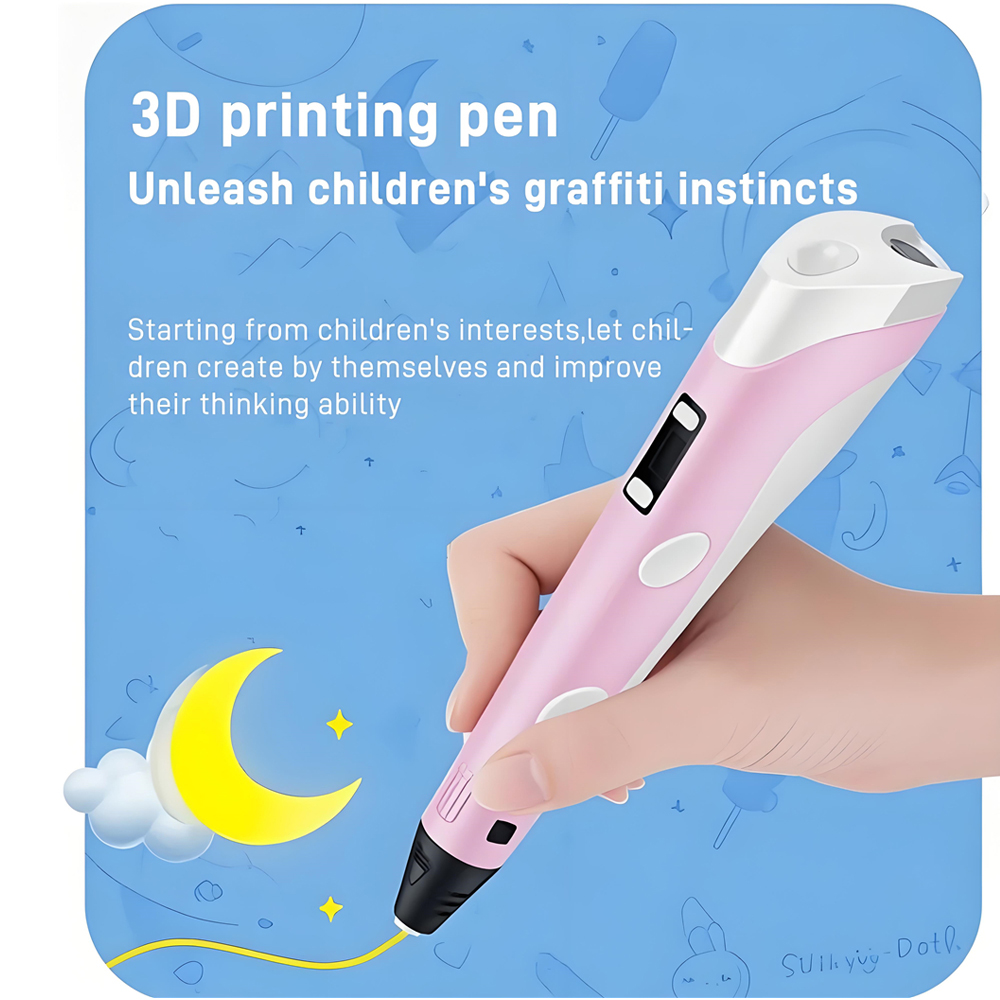 Stylo 3D avec écran LCD, jouet - Pla Filament avis et prix