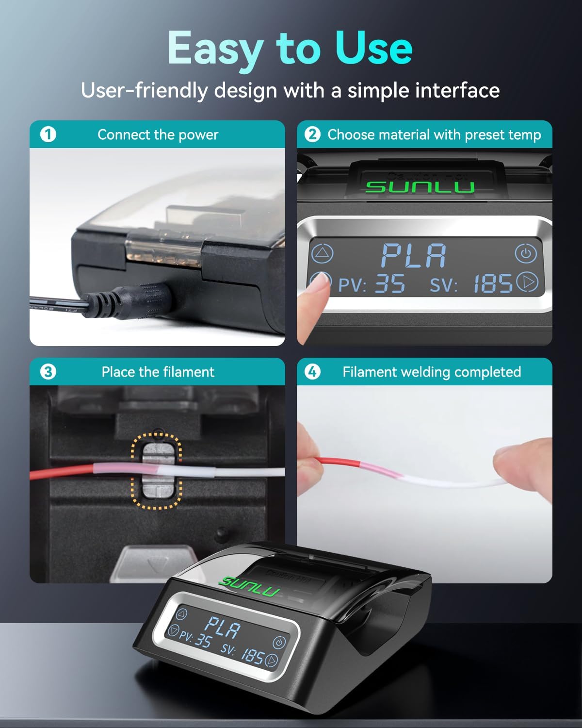 Connecteur de filament SUNLU F - Petg Filament avis et prix