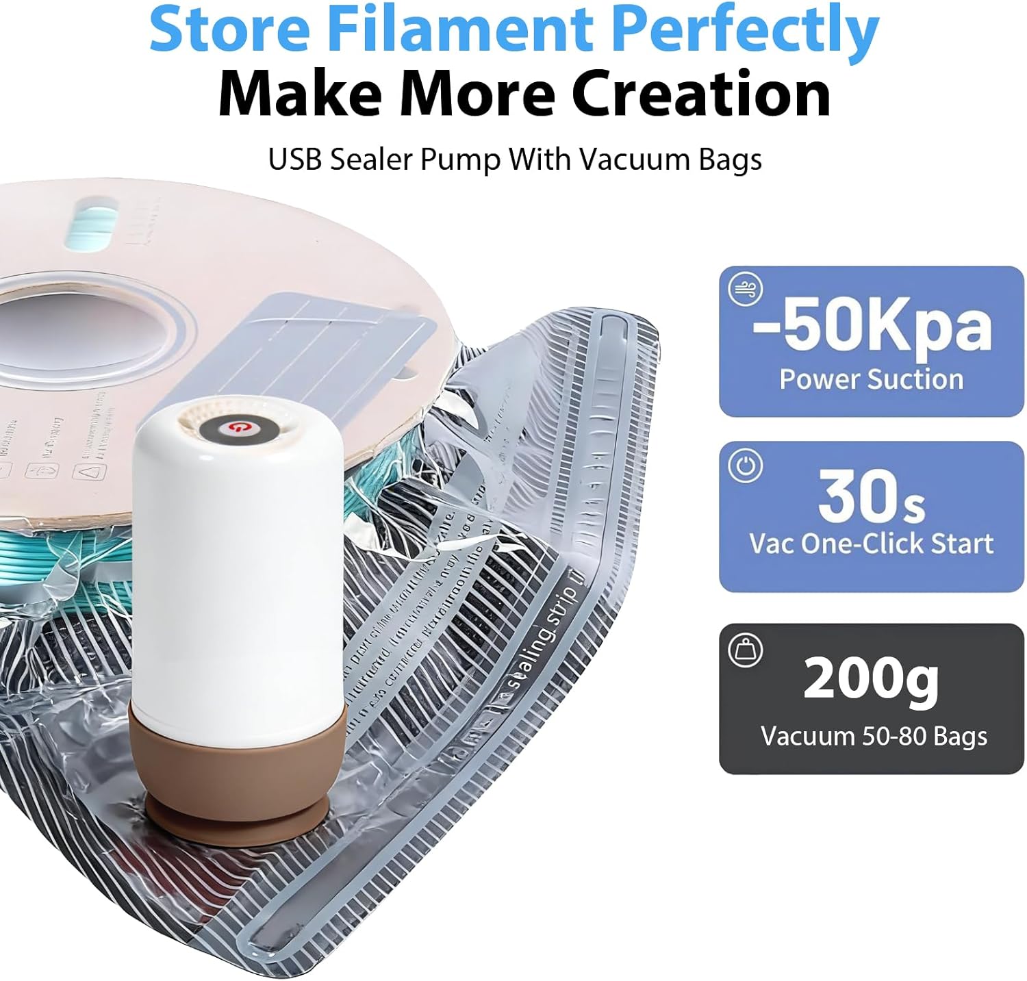 Sacs de rangement pour filamen - Petg Filament avis et prix