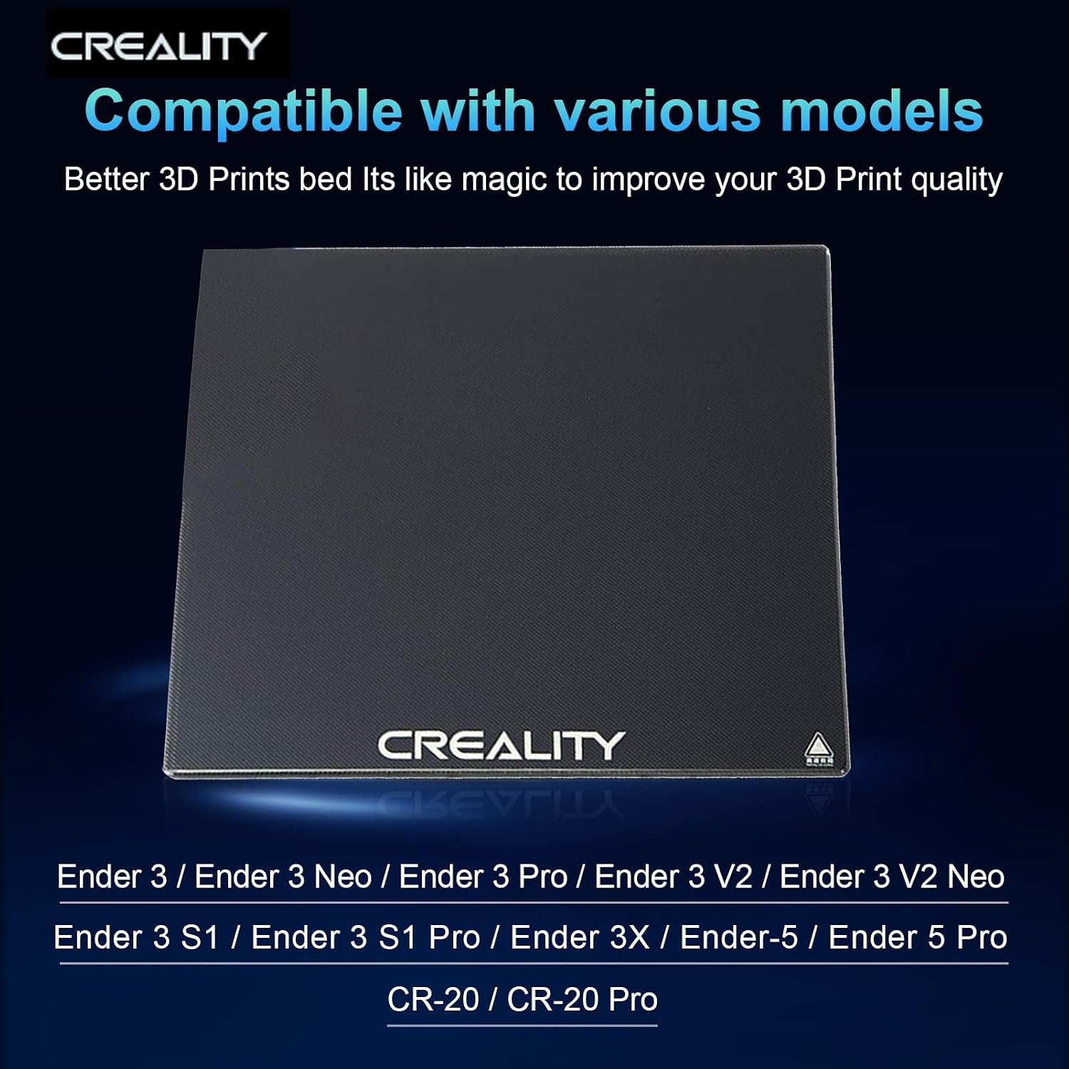 Creality, plaque de constructi - Filament 1.75 avis et prix