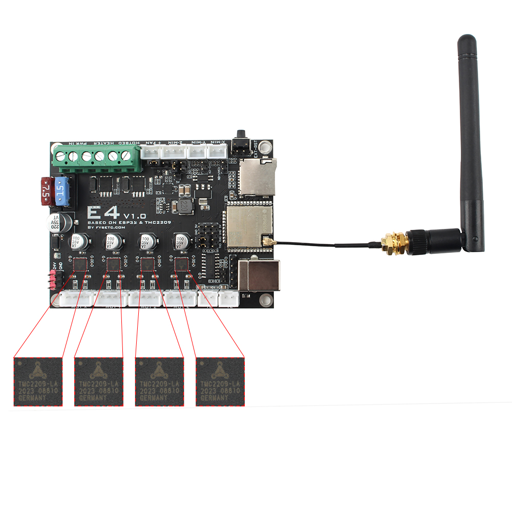 FYSETC-Carte E4 avec Wi-Fi int - Mks Sgen avis et prix