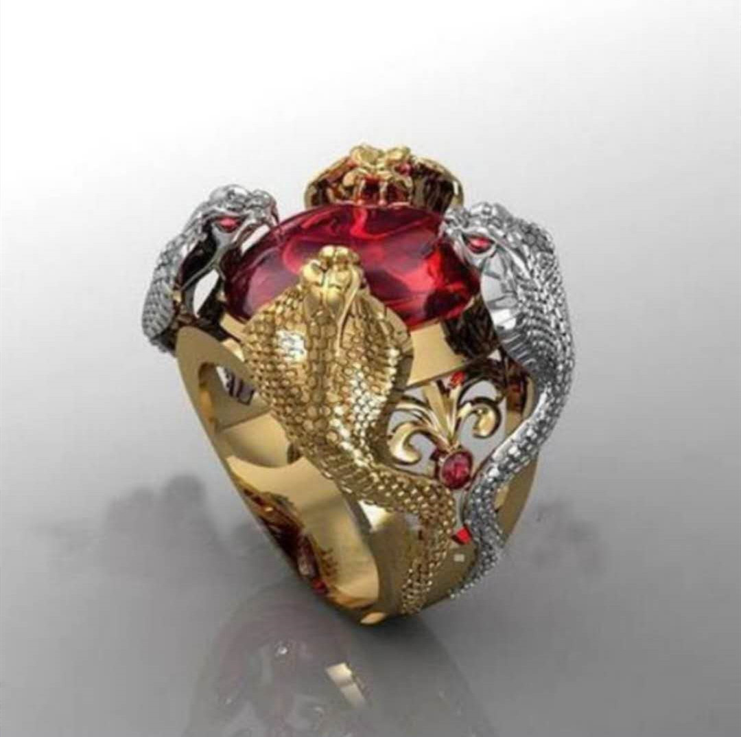 Bague Punk gothique pour homme - Cobra Extruder avis et prix