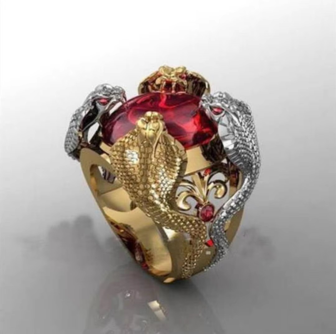 Bague Punk gothique pour homme - Cobra Extruder avis et prix