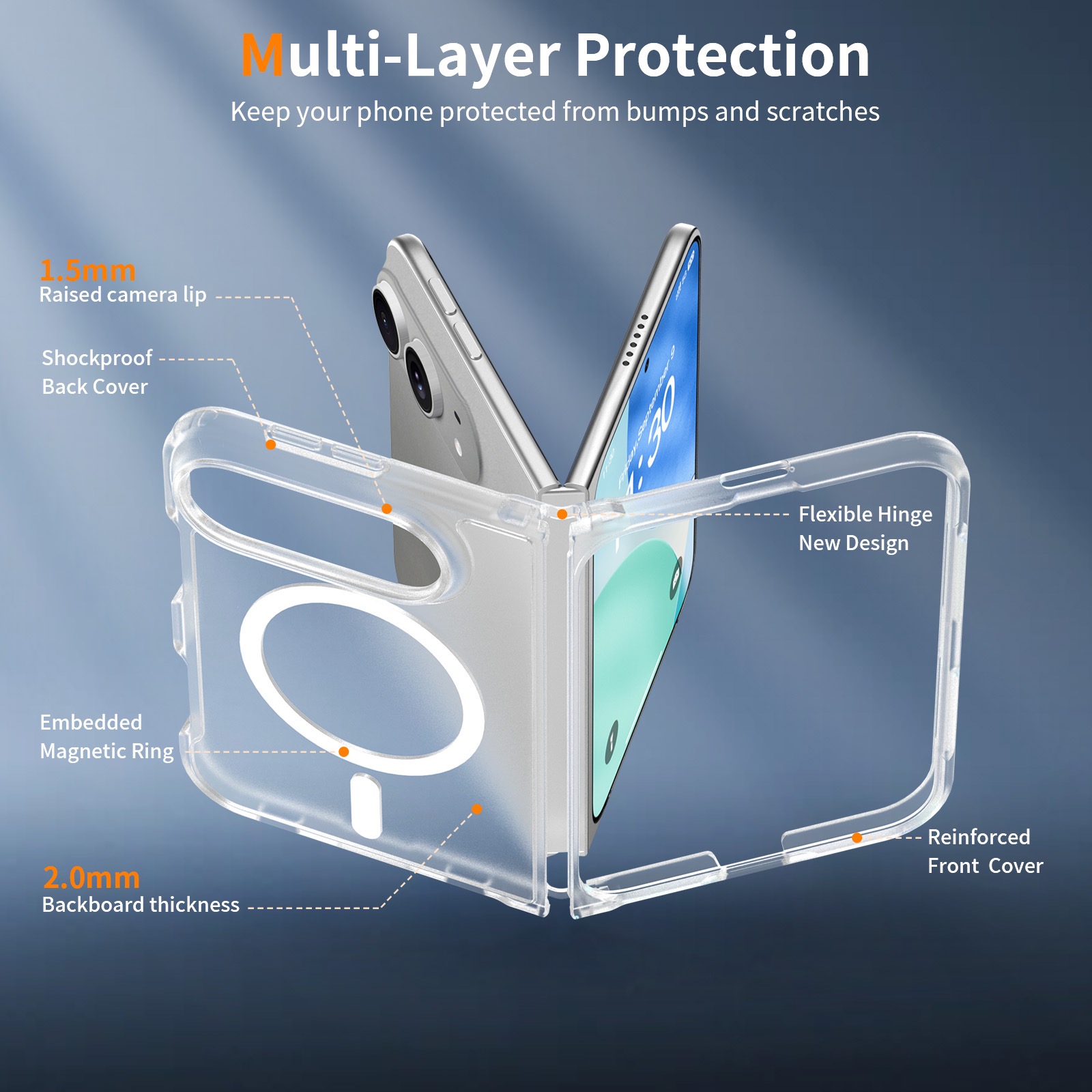 Coque magnétique mate givrée d - Tpu Filament avis et prix