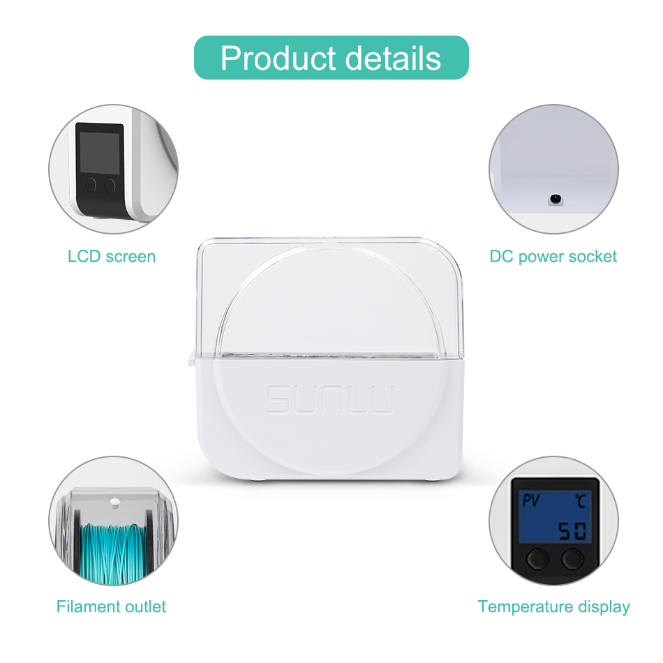 SUNLU – sèche-filament S1 Plus - Filament 1.75 avis et prix